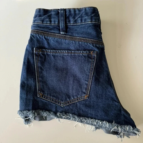 Free People Festival Cut Off Denim Jean Shorts Size 28 - Picture 4 of 8
